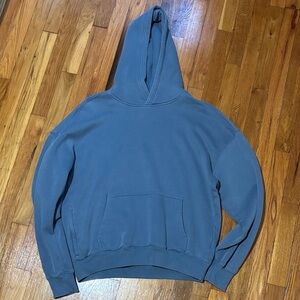 Hollister Men's Slate Blue Hoodie